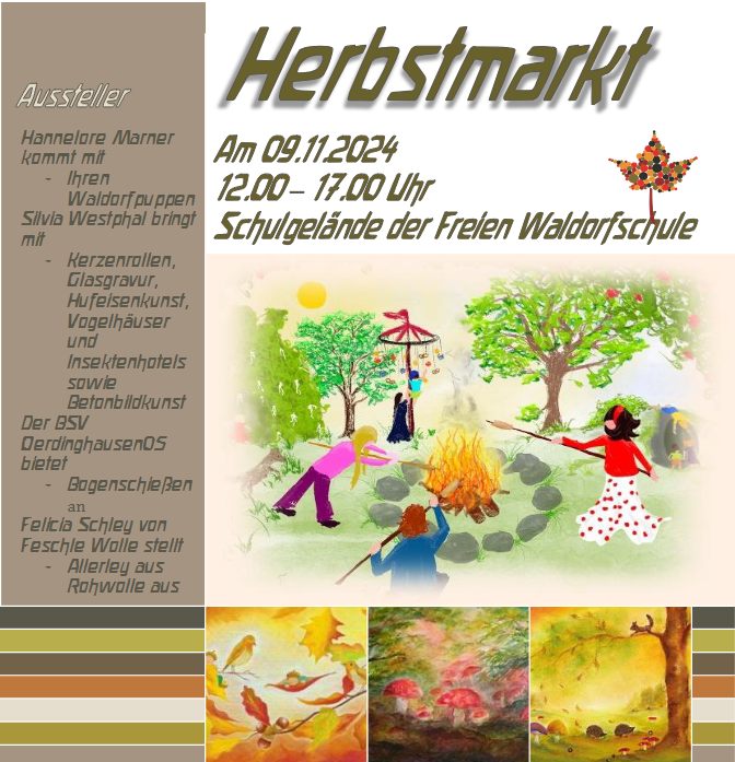 Herbstmarkt Einladung